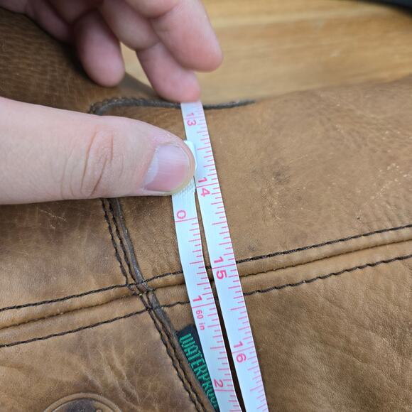 Georgia Boot Mens 9.5M Wellington Brown Leather Waterproof Pull On Work Roper - Picture 5 of 16